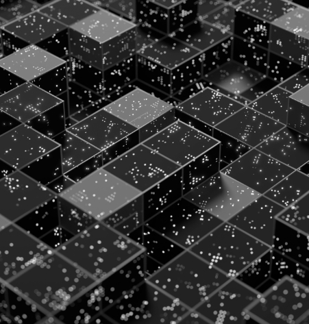 Digital cube texture